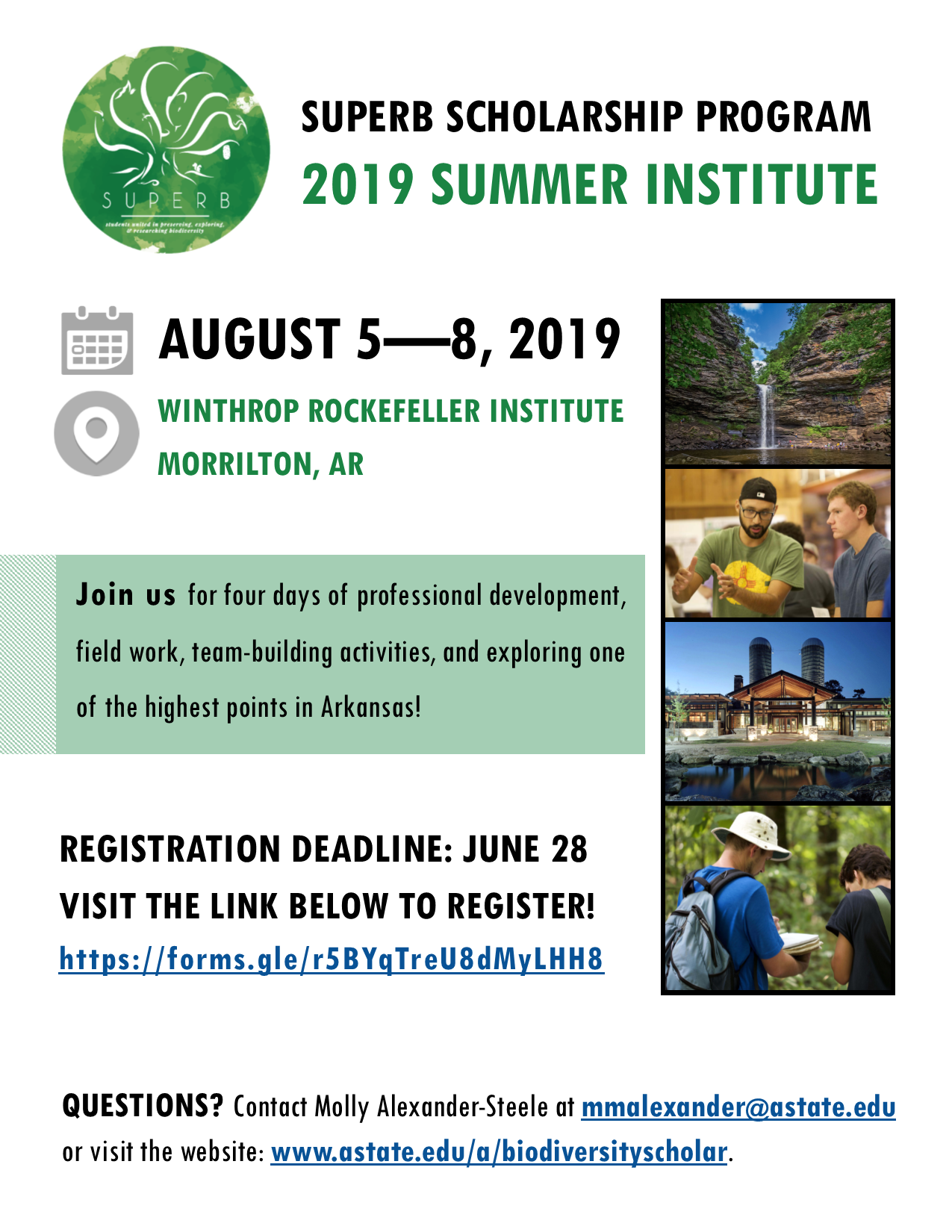 2019 Summer Institute Flyer